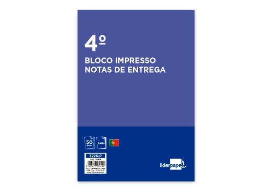 Bloco de entregas duplicado 155x215 mm , Liderpapel , 28919 , 8423473289192